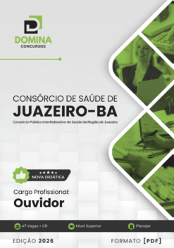 Ouvidor Consórcio Saúde Juazeiro BA | Apostila 2026