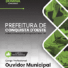 Ouvidor Municipal Conquista D’Oeste MT | Apostila 2026