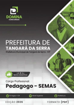Pedagogo SEMAS Tangará da Serra MT | Apostila 2026