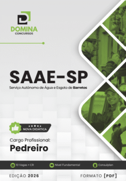 Pedreiro SAAE Barretos SP | Apostila 2026
