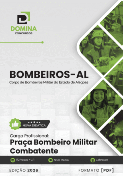 Praça Bombeiro Militar Combatente Bombeiros AL | Apostila 2026