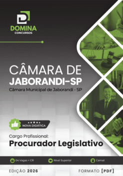 Procurador Legislativo Câmara Jaborandi SP | Apostila 2026
