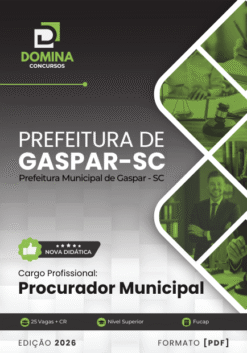 Procurador Municipal Gaspar SC | Apostila 2026