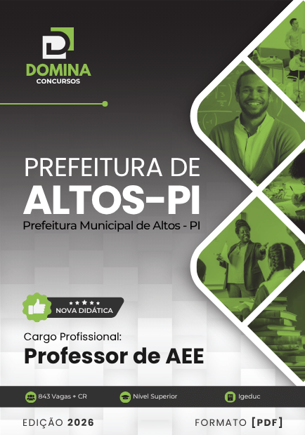Professor de AEE Altos PI | Apostila 2026 1 Professor de AEE Altos PI | Apostila 2026