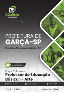 Professor de Artes Garça SP | Apostila 2026