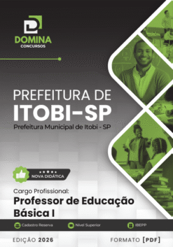 Professor de Educação Básica Escolar Itobi SP | Apostila 2026