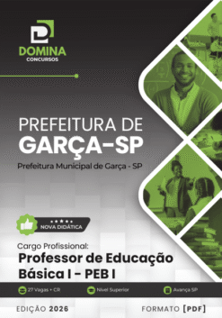 Professor de Educação Básica Garça SP | Apostila 2026