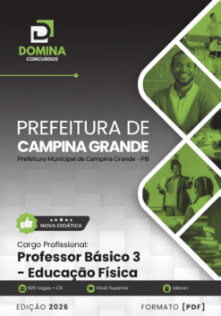 Professor de Educação Física Campina Grande PB | Apostila 2026