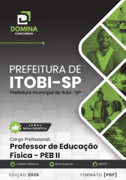 Professor de Educação Física Itobi SP | Apostila 2026