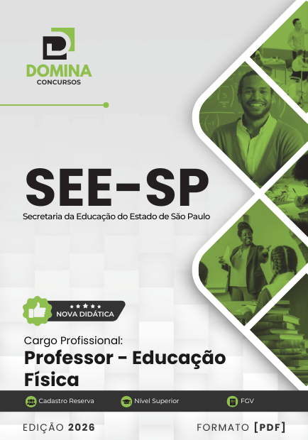 Professor de Educação Física SEE SP | Apostila 2026 1 Professor de Educação Física SEE SP | Apostila 2026