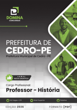 Professor de História Cedro PE | Apostila 2026