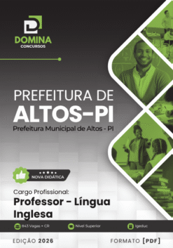 Professor de Inglês Altos PI | Apostila 2026