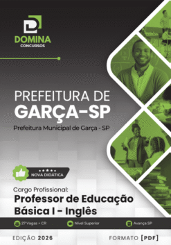 Professor de Inglês Garça SP | Apostila 2026