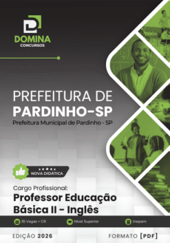 Professor de Inglês Pardinho SP | Apostila 2026