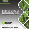 Professor de Anos Iniciais Bom Jardim da Serra SC | Apostila 2026 3 professor ii anos iniciais bom jardim serra sc