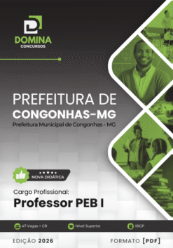 Professor PEB I Congonhas MG | Apostila 2026