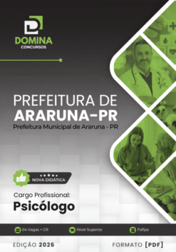 Psicólogo Araruna PR | Apostila 2026