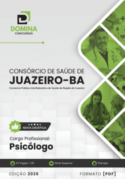 Psicólogo Consórcio Saúde Juazeiro BA | Apostila 2026