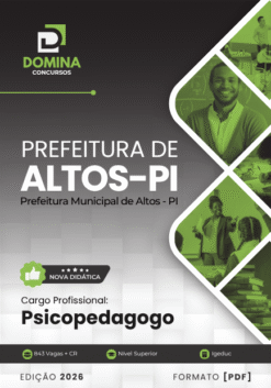 Psicopedagogo Altos PI | Apostila 2026