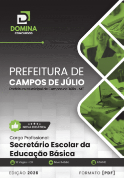 Secretário Escolar da Educação Básica Campos de Júlio MT | Apostila 2026