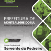 Servente de Pedreiro Monte Alegre do Sul SP | Apostila 2026 3 Servente de Pedreiro Monte Alegre do Sul SP | Apostila 2026