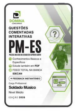 Soldado Músico PM ES | 750 Questões Comentadas
