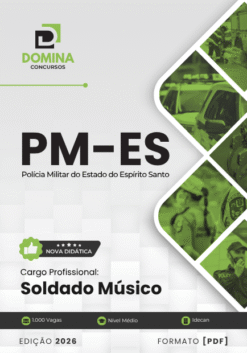 Soldado Músico PM ES | Apostila 2026