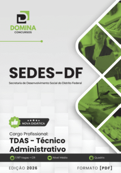 TDAS Técnico Administrativo SEDES DF | Apostila 2026