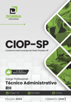 Técnico Administrativo RH CIOP SP | Apostila 2026