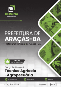 Técnico Agrícola Araçás BA | Apostila 2026