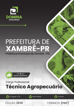 Técnico Agropecuário Xambrê PR | Apostila 2026