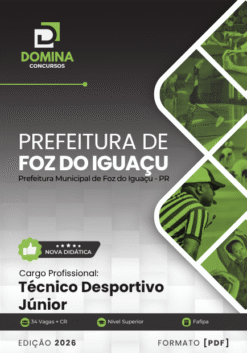 Técnico Desportivo Foz do Iguaçu PR | Apostila 2026