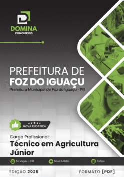 Técnico em Agricultura Foz do Iguaçu PR | Apostila 2026