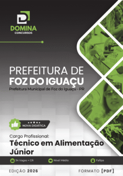 Técnico em Alimentação Foz do Iguaçu PR | Apostila 2026