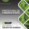 Técnico em Análises Clínicas Conquista D’Oeste MT | Apostila 2026