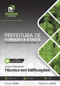 Técnico em Edificações Conquista D’Oeste MT | Apostila 2026