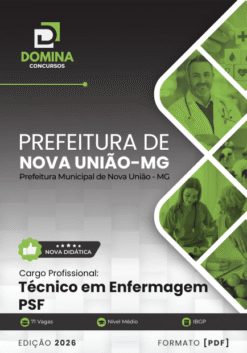 Técnico em Enfermagem PSF Nova União MG | Apostila 2026