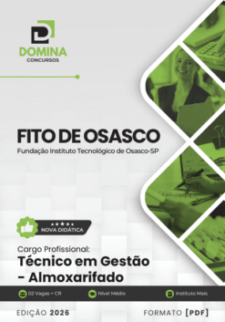 Técnico em Gestão Almoxarifado FITO SP | Apostila 2026
