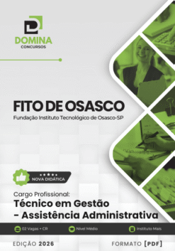 Técnico em Gestão Assistência Administrativa FITO SP | Apostila 2026