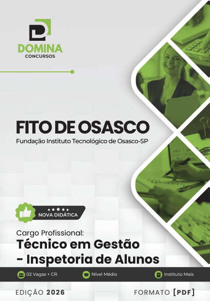 Técnico em Gestão Inspetoria de Alunos FITO SP | Apostila 2026 1 Técnico em Gestão Inspetoria de Alunos FITO SP | Apostila 2026