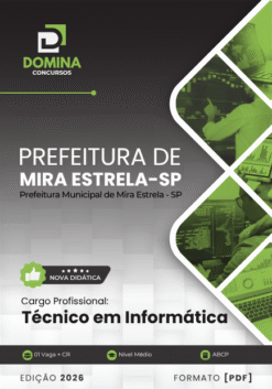 Técnico em Informática Mira Estrela SP | Apostila 2026