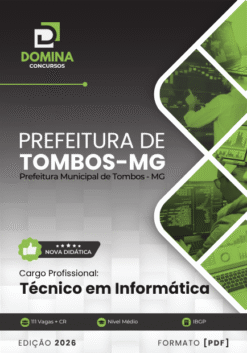 Técnico em Informática Tombos MG | Apostila 2026