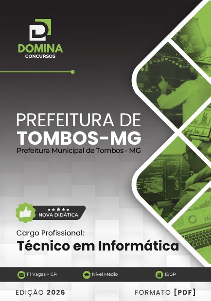 Técnico em Informática Tombos MG | Apostila 2026 1 Técnico em Informática Tombos MG | Apostila 2026