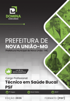 Técnico em Saúde Bucal PSF Nova União MG | Apostila 2026