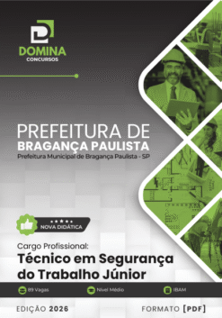 Técnico em Segurança do Trabalho Bragança Paulista SP | Apostila 2026