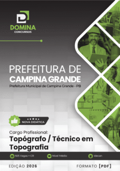 Técnico em Topografia Campina Grande PB | Apostila 2026
