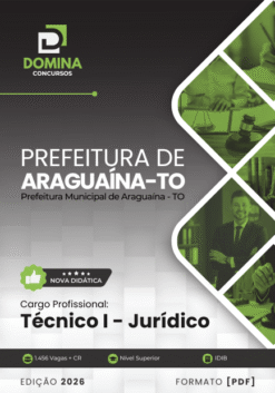 Técnico Jurídico Araguaína TO | Apostila 2026