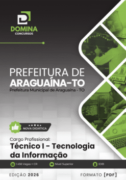 Técnico Tecnologia da Informação Araguaína TO | Apostila 2026