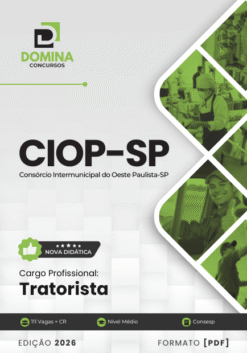 Tratorista CIOP SP | Apostila 2026
