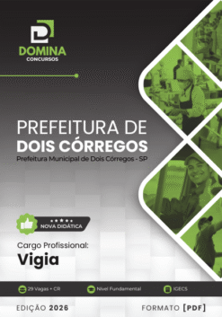 Vigia Dois Córregos SP | Apostila 2026